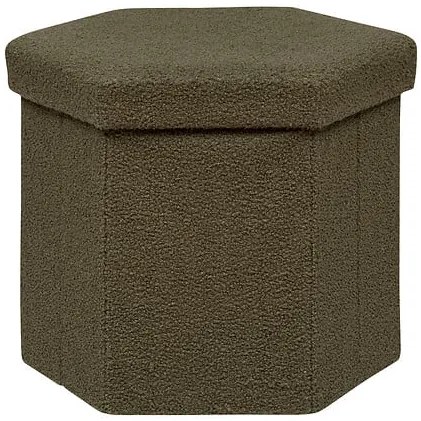 Пуф със съхранение atmosphera Jako, Букле, Сгъваем - Каки