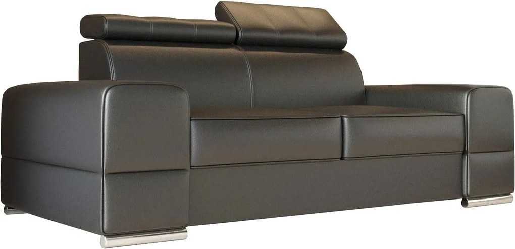 Диван Dren двуместен LTHR-Gkri Skouro