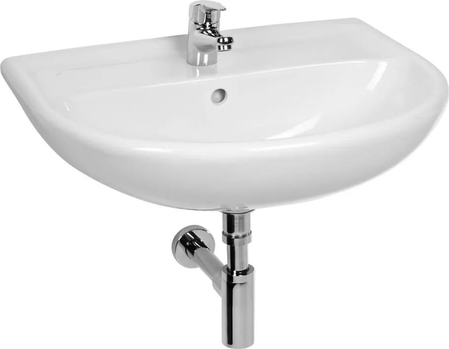 JIKA H8133830001041 - Вградена мивка LYRA 60x46 см керамика/бяла