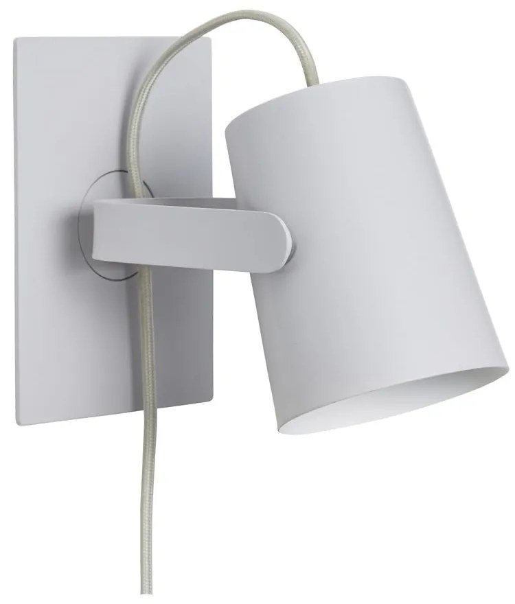 Светлосива стенна лампа Ardent – Hübsch