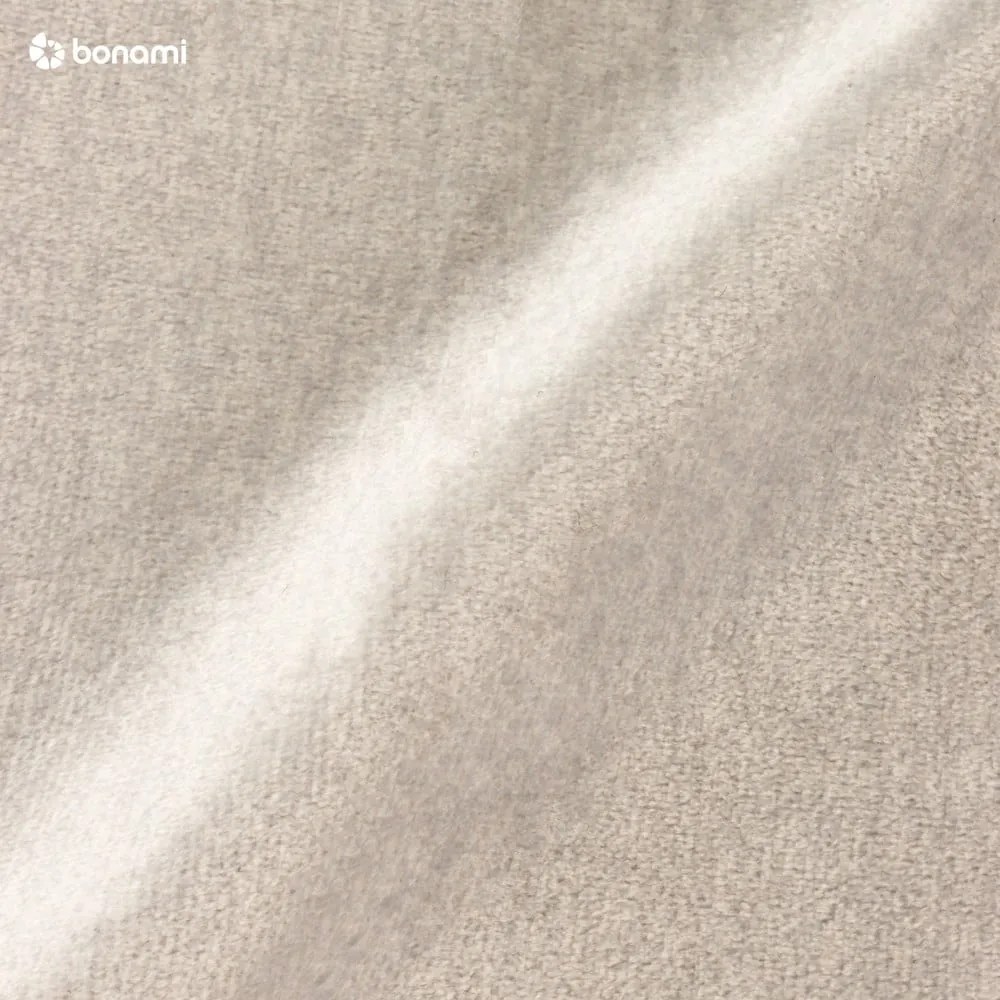 Бежов ъглов разтегателен диван с кадифена покривка, десен ъгъл Nuage - Windsor & Co Sofas