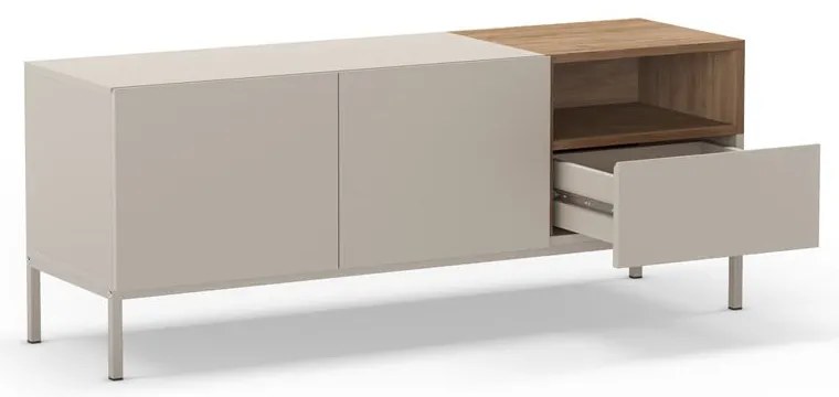 Кремава маса за телевизор 140x55 cm Cailin – Marckeric