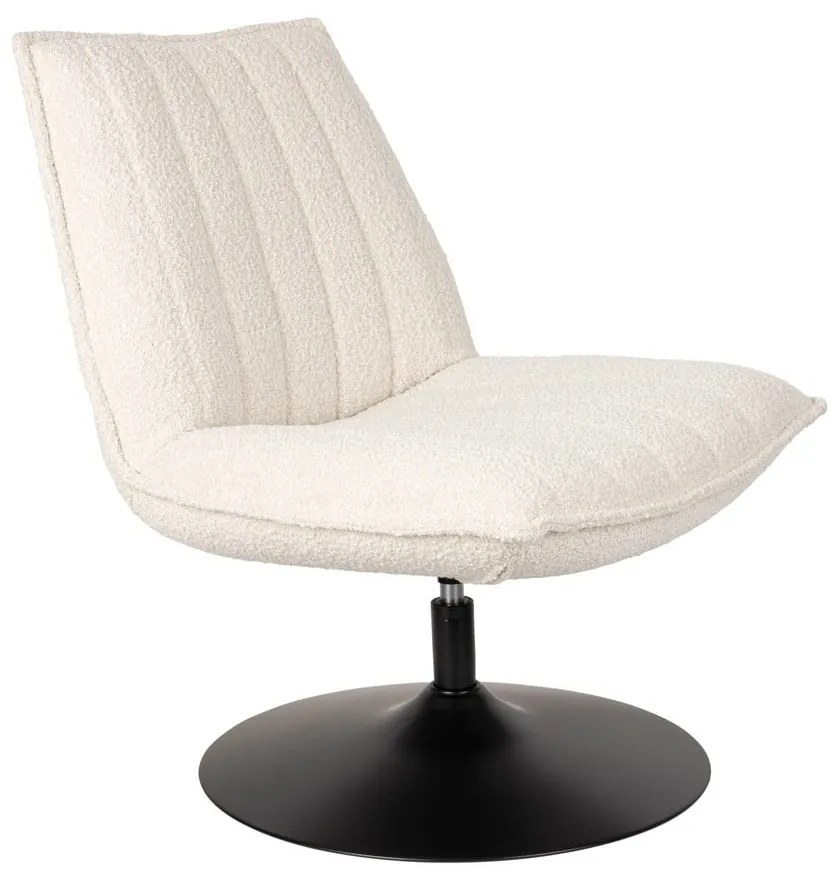 Бял стол от плат букле Jax - White Label