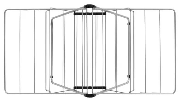 Сушилник за дрехи Brabantia Hangon 1004163, 15 м, 4 закачалки, Регулируем, Заключване за деца, Инокс