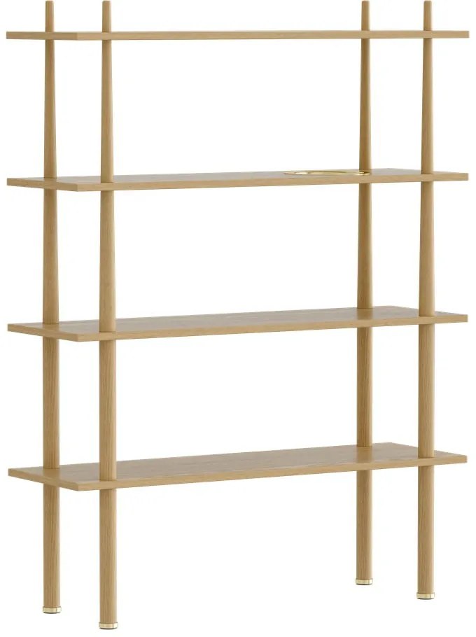 Модулна система от рафтове в дъбов декор в естествен цвят 110x148 cm Stories - UMAGE