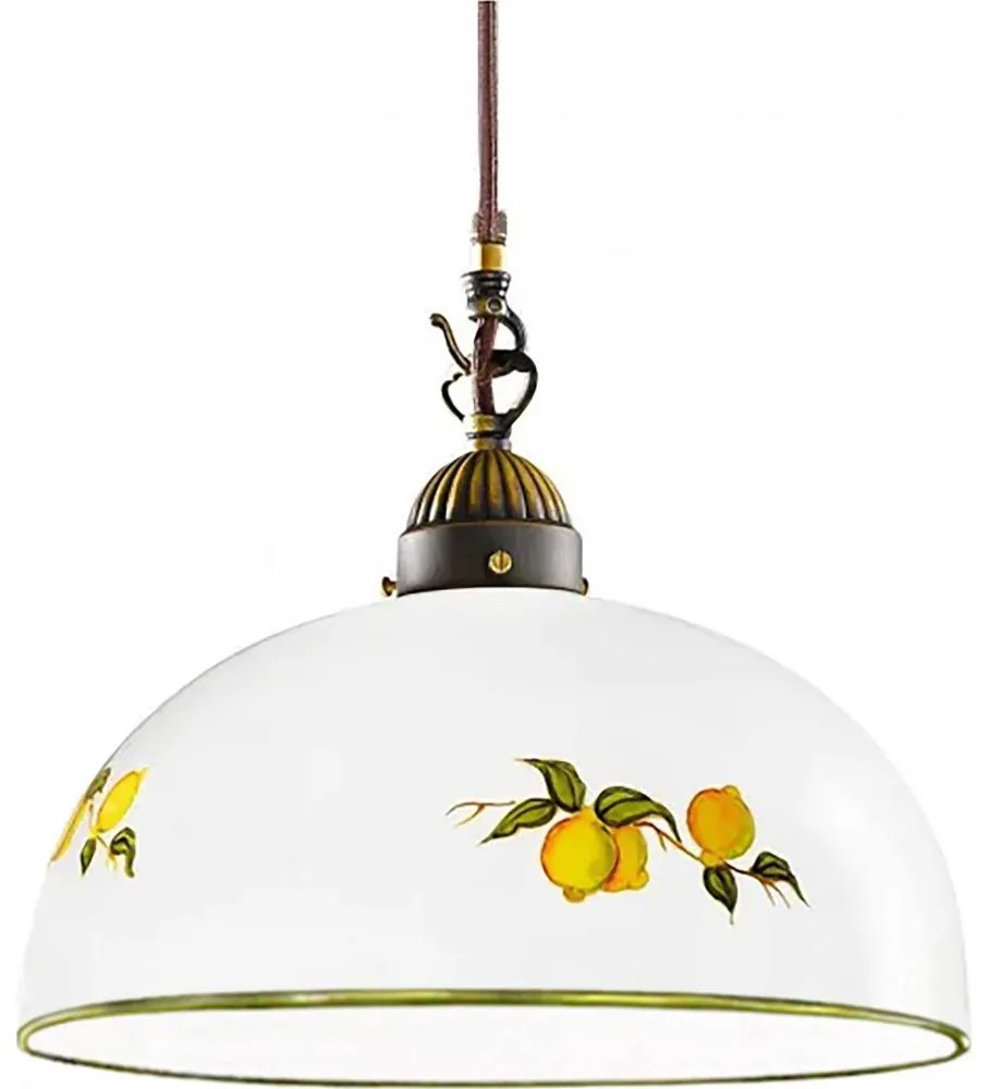 Kolarz 731.32.138 - Пендел NONNA 1xE27/75W/230V Ø 36 см лимони
