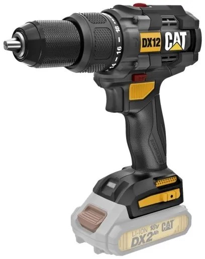 Акумулаторна ударна бормашина CAT DX12B SOLO, 65Nm, 18V Li-ion