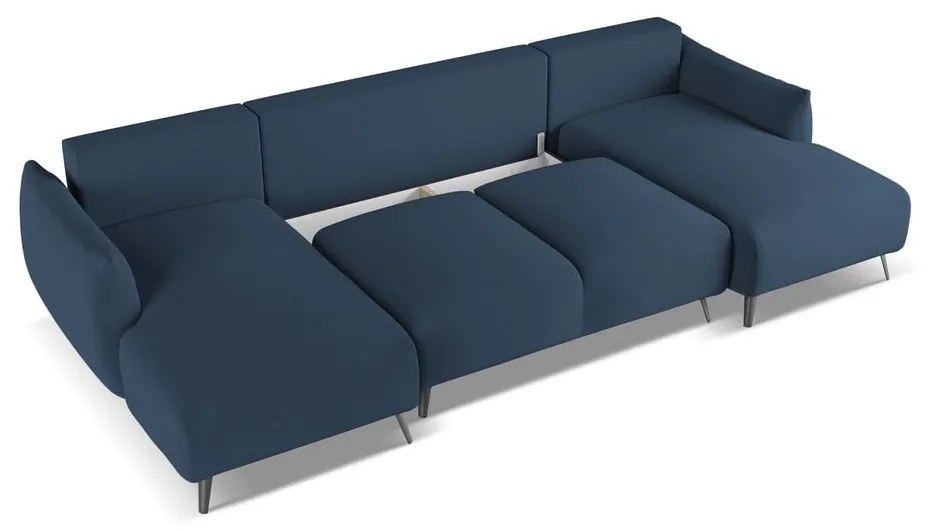 Син ъглов диван Malie – Makamii