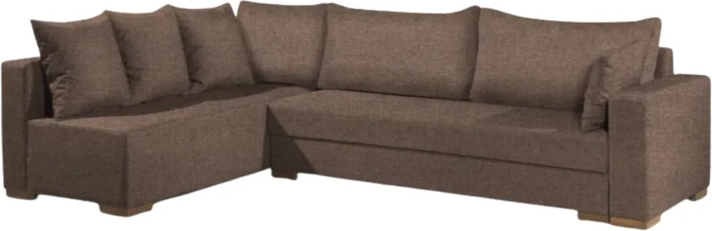 Ъгъл диван Trendy-Right-265φ 165β cm.-Chocolate