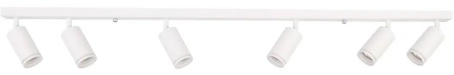 Точково осветително тяло PIPE 6xGU10/10W/230V, бяло