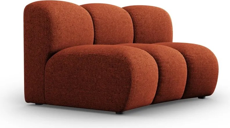 Модулен диван в тухлен цвят (среден модул) Lupine – Micadoni Home