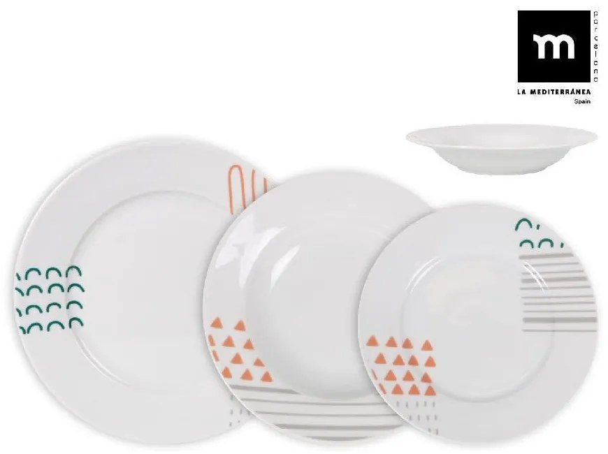 Сервиз за хранене LA MEDITERRANEA Veronique ,12 части, порцелан