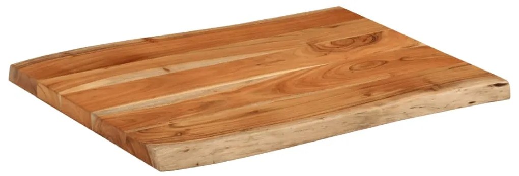 370645 vidaXL Плот за маса, 90x60x3,8 см, правоъгълен, акация масив, жив ръб