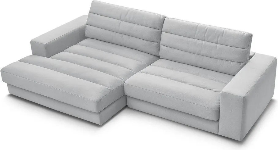 Светлосив кадифен ъглов диван (ляв ъгъл) Sierra – Bobochic Paris