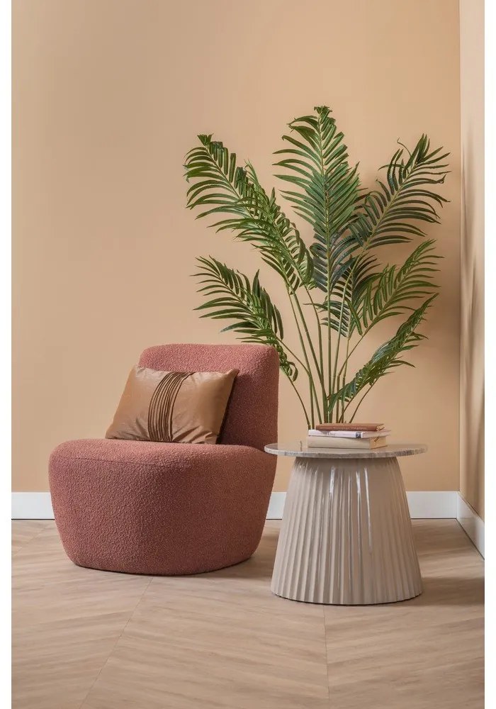 Розово кресло от плат букле Ada – Leitmotiv