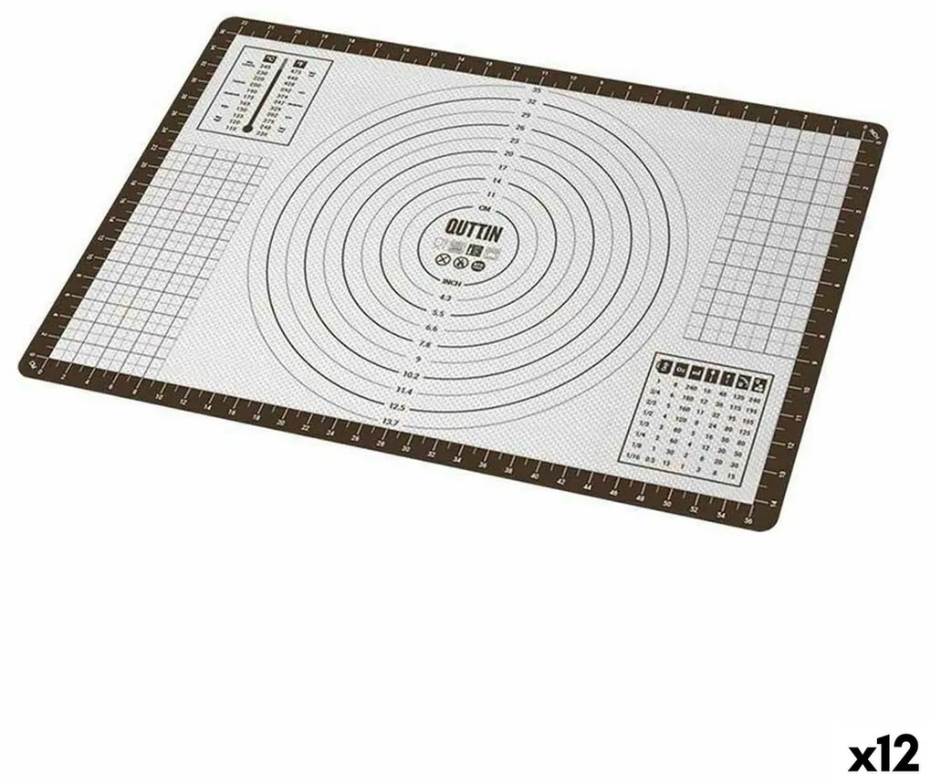 Kneading mat Quttin Силикон 40 x 60 cm (12 броя)