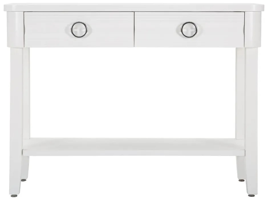 Конзолна маса от бяла ела 40x110 cm Shine - Mauro Ferretti