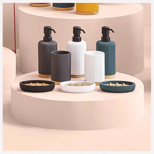 Дозатор за сапун 5five Modern Color - Бял