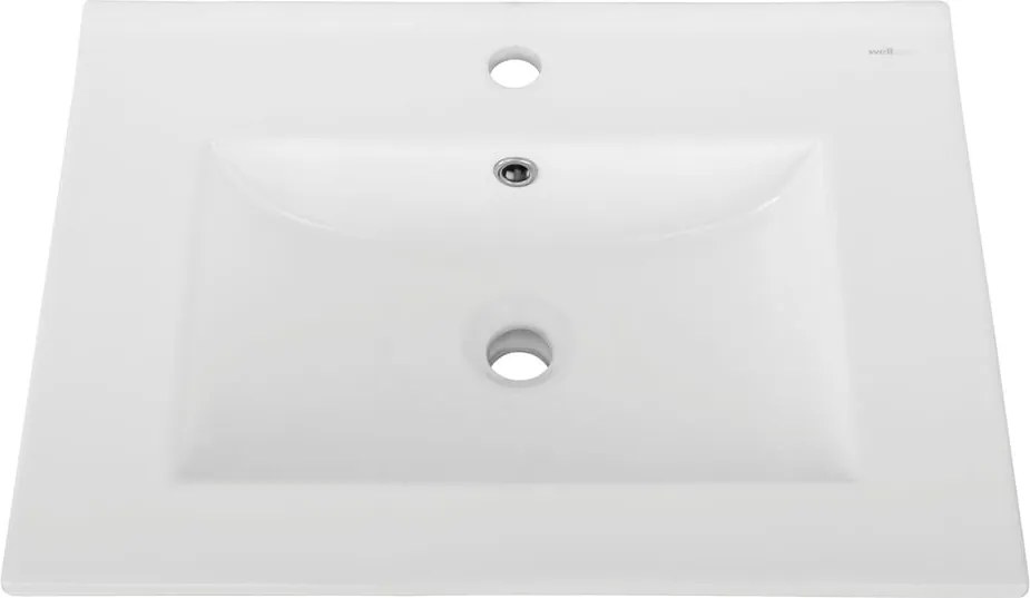 Стенен шкаф без мивка от декор от дъб в естествен цвят 60x52 cm Wisla – Støraa