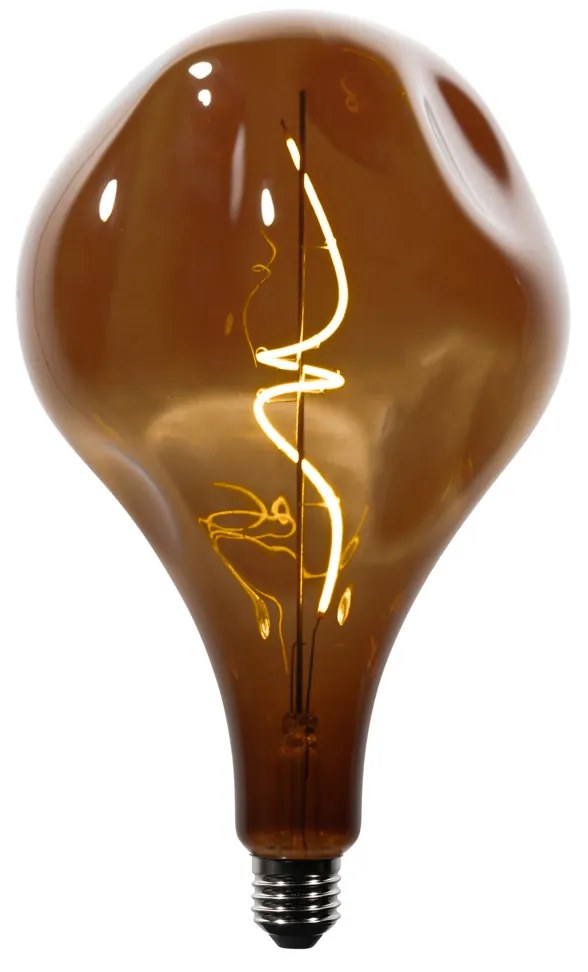 Комплект от 5 E27 димируеми LED крушки PS160 кафяви 4W 120 lm 1800K
