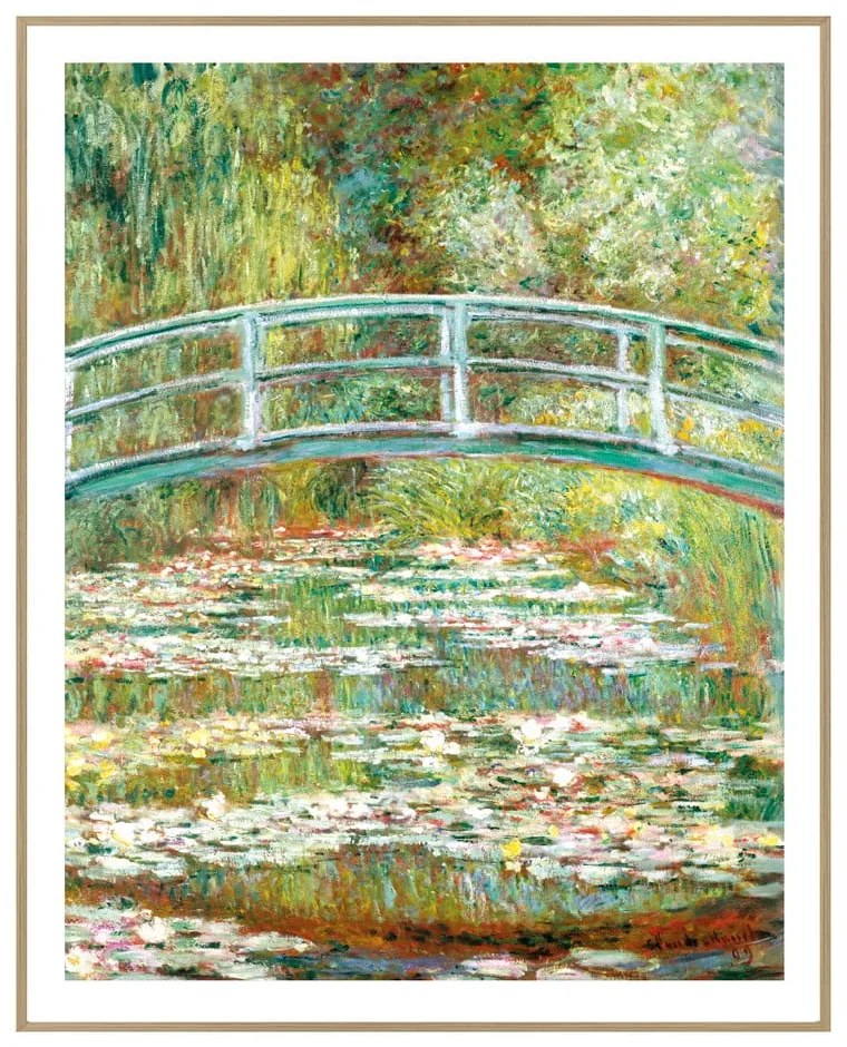 Картина 40x50 cm Monet: Japanese Footbridge – knor