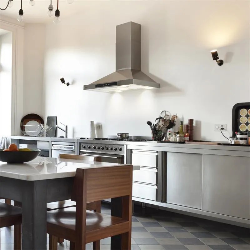 Klarstein Zelda 90 абсорбатор, 210W, 3 нива, 650m³/h, LED, енергиен клас B, неръждаема стомана