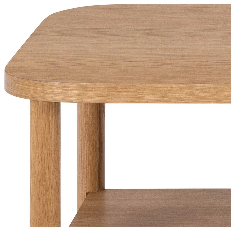 Масичка за кафе от дъб в естествен цвят 50x150 cm Banbury – Actona