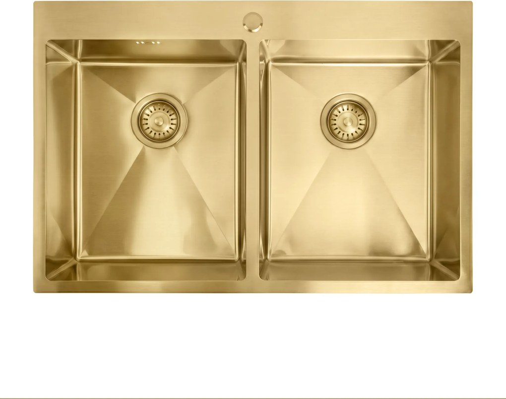 Стоманена мивка Joel BRUSH GOLD