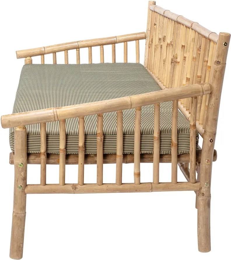 Бамбуков градински диван в бежово-натурален цвят Sole - Bloomingville