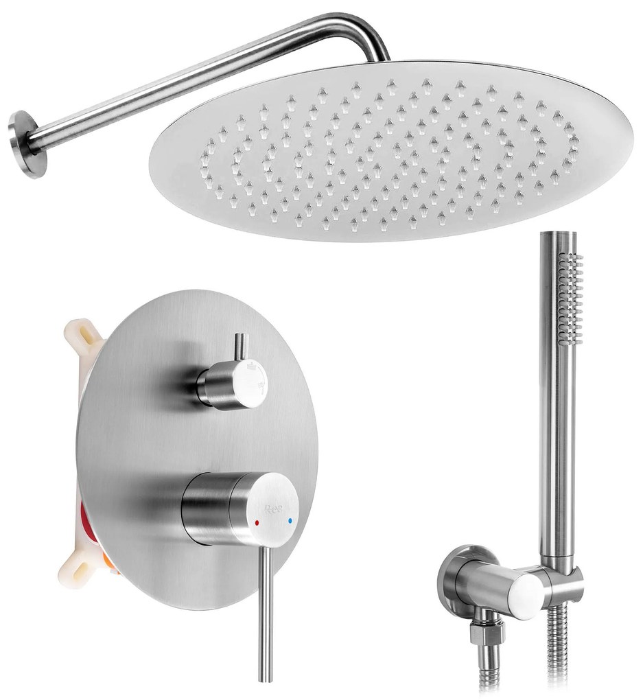 Душ система за вграждане Rea Foss Clif Nickel Brush + BOX