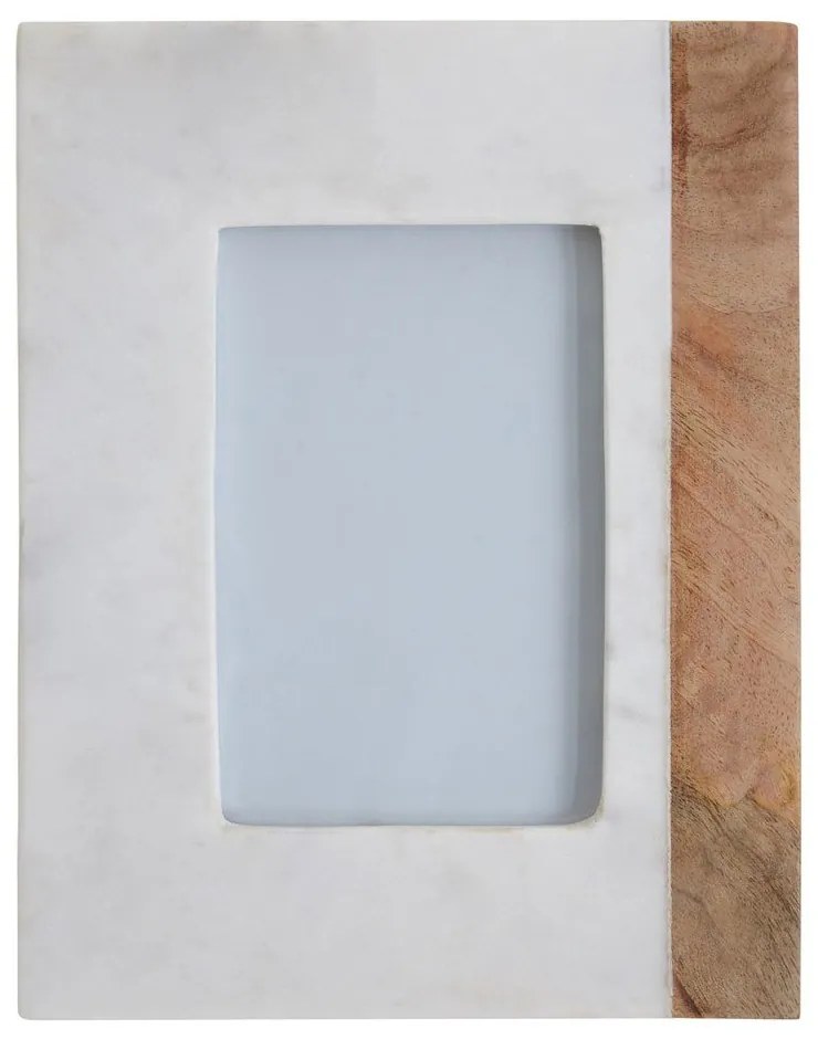 Каменна рамка в бял и естествен цвят 18x23 cm Sena - Premier Housewares