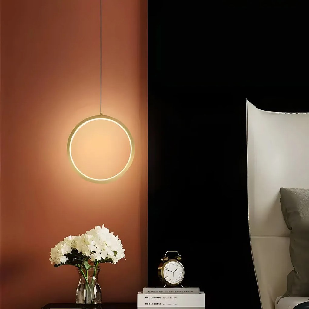 Висяща LED лампа G112-CP Gold