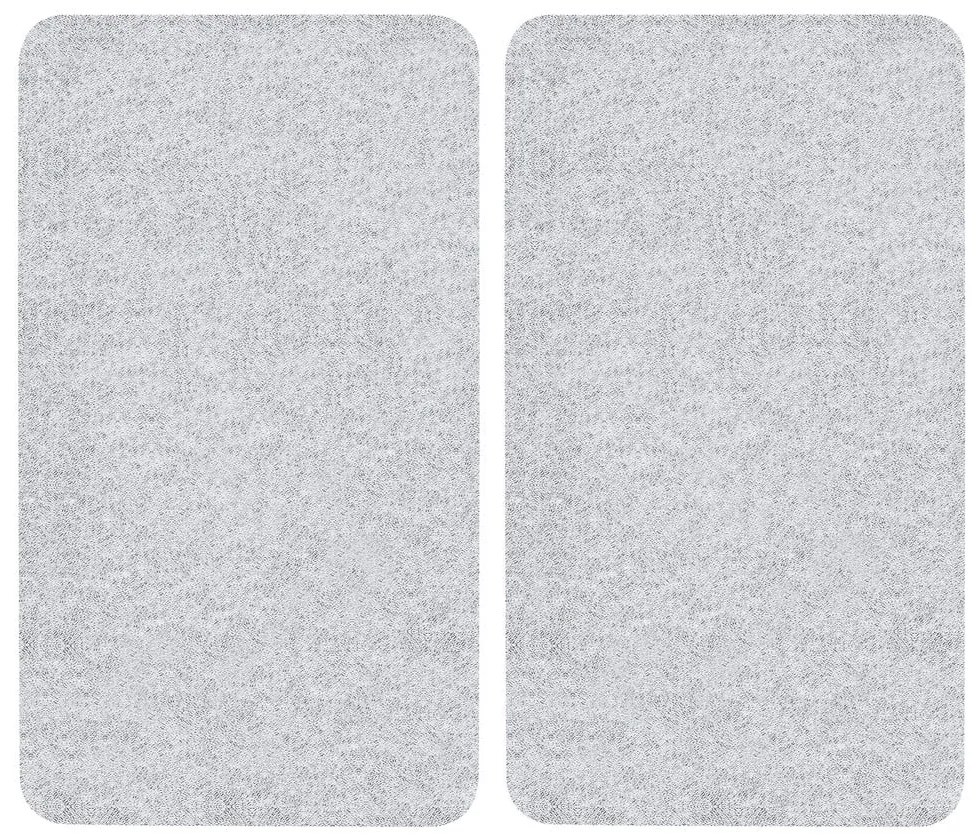 Капаци за печки от закалено стъкло в комплект от 2 броя 52x30 cm Transparent - Allstar