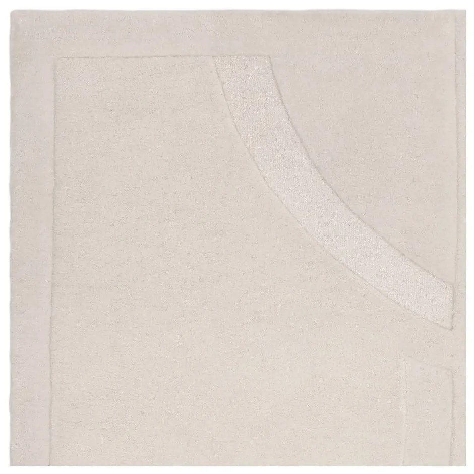 Бял вълнен килим 200x290 cm Olsen - Asiatic Carpets