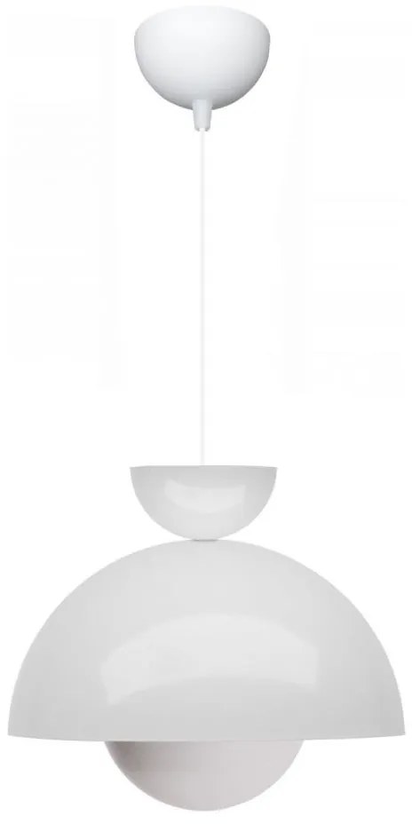 Полилей на кабел SALVA 1xE27/15W/230V бял