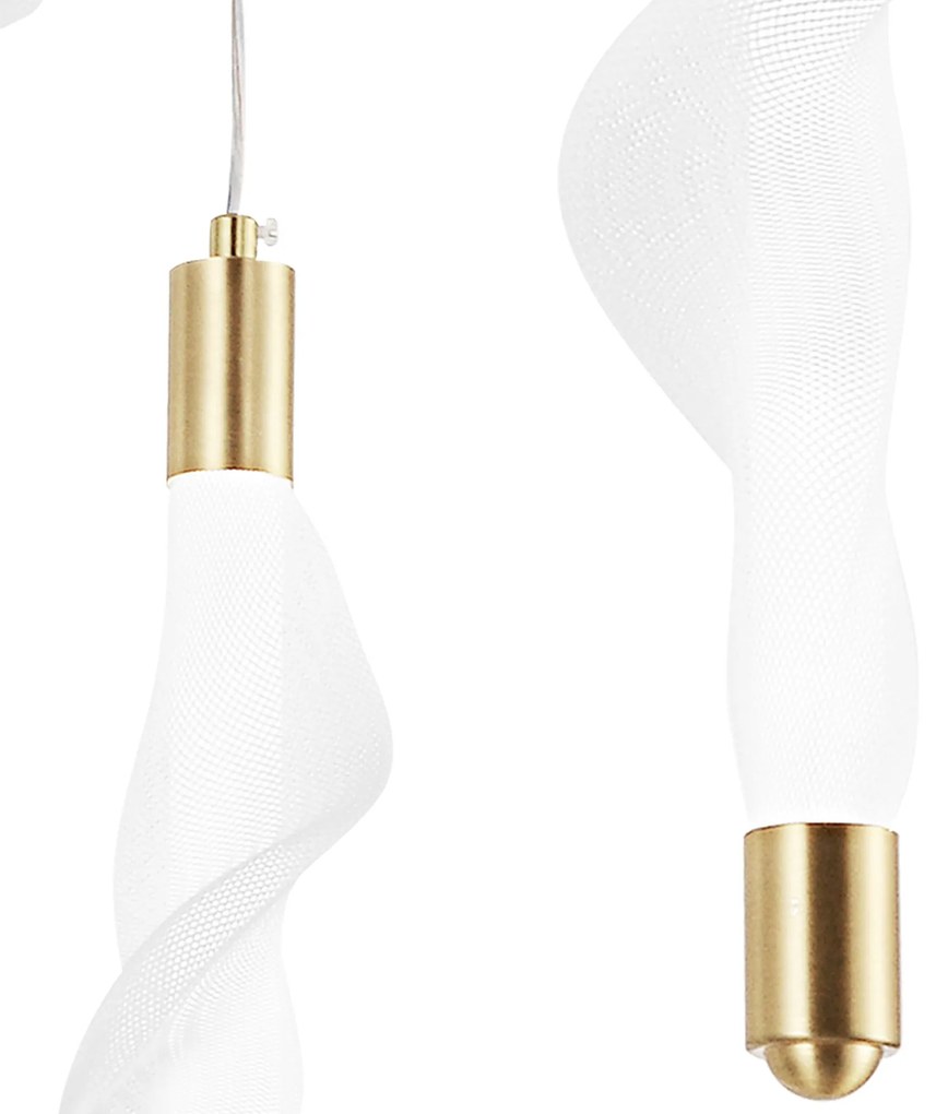 Лампа LED G009-3CPR WHITE/GOLD