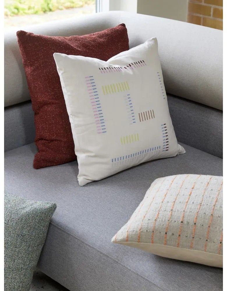 Декоративна възглавница със смес от лен 40x60 cm Rhythmic – Hübsch