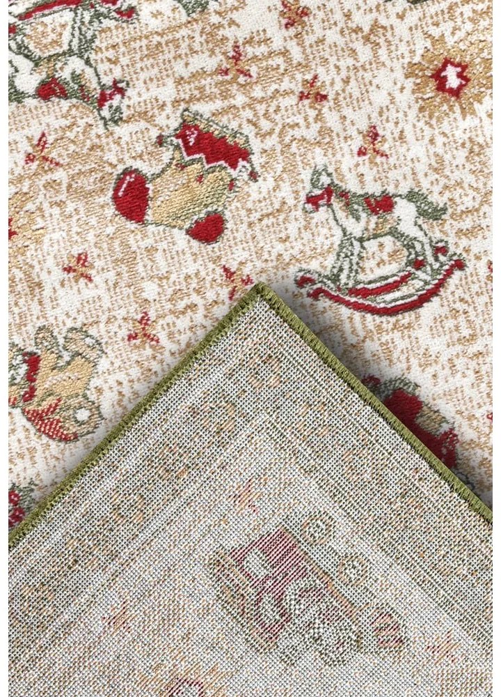 Зелен килим с коледен мотив със смес от памук 50x80 cm Toy's Delight Green Christmas – Villeroy&Boch