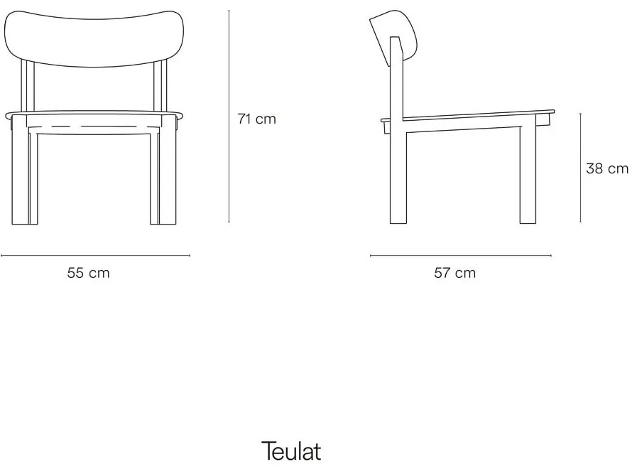 Трапезни столове в декор от ясен Nara - Teulat
