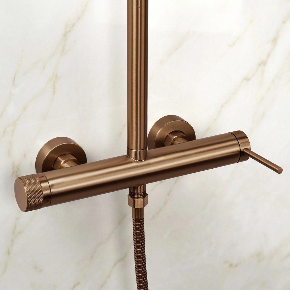 Комплект за душ Rea Foss Clif Brush Copper