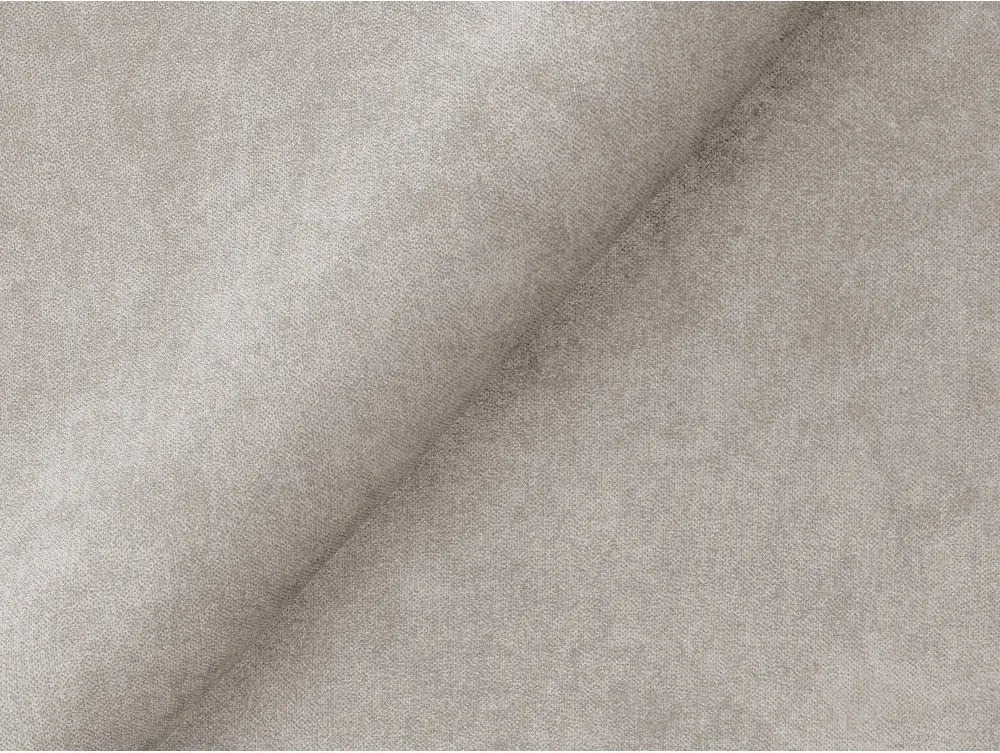 Бежов кадифен ъглов диван (ляв ъгъл) Aloha – Makamii