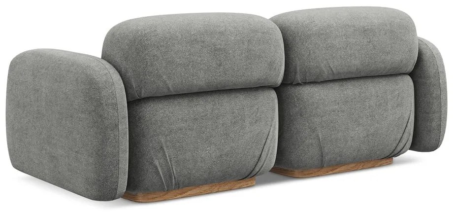 Сив модулен диван от букле 190 cm Ailani – Makamii