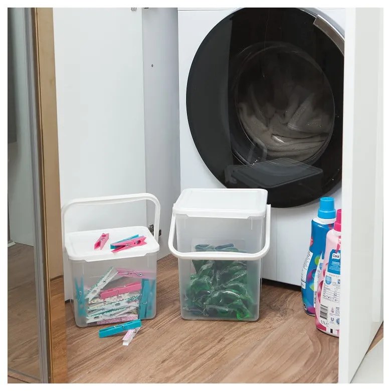 Plastový úložný box s víkem – Rotho