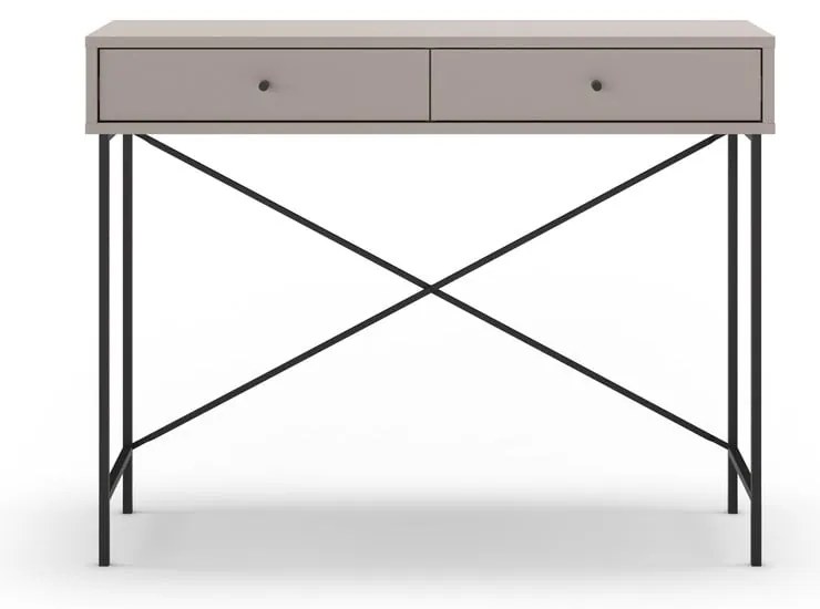 Сиво-бежова конзолна маса 35x110 cm Titan – Marckeric