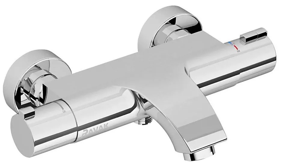 Ravak X070046 - Термостатен смесител за вана TERMO, гланцов хром