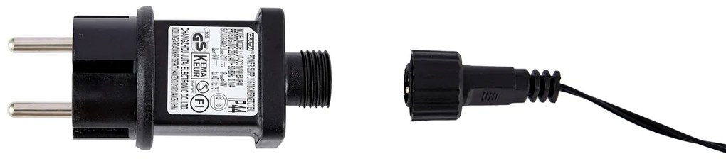 Коледна елха черна вкл. LED IP44 - Brilli