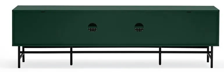 Черно-зелена маса за телевизор Punto - Teulat