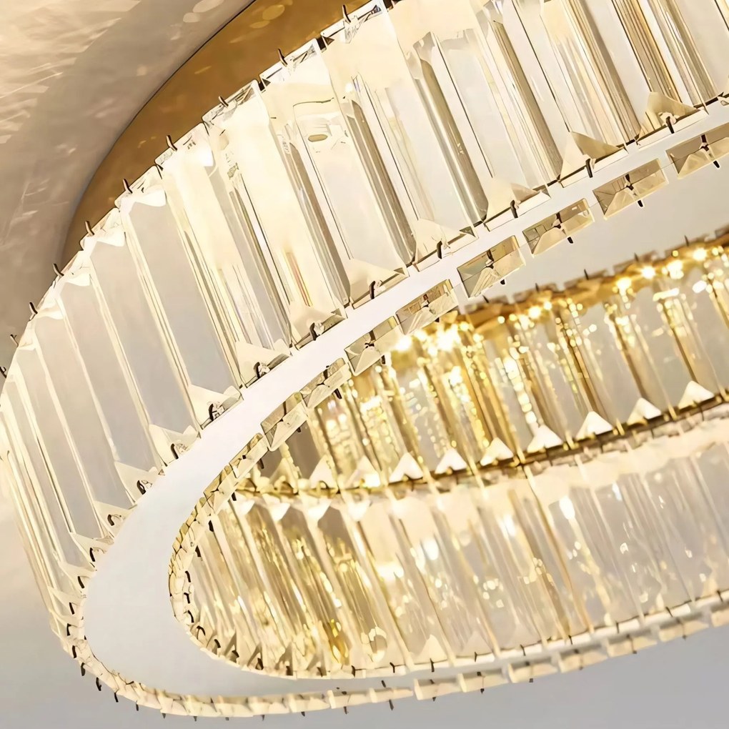 Кристален полилей APP1719-C 40 cm Gold