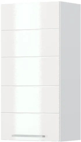 Висящ шкаф Hudson V9-45-1K-White - White glossy