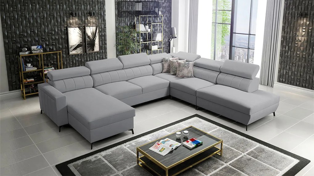 Ъглов диван Baltico IX-Left-Gkri